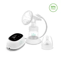 CARESTINO - Extractor de Leche Eléctrico con Mamadera