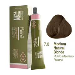 RECAMIER - Tinte Green Forest Salon In 7.0 Rubio Mediano Natural 60g