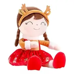 GENERICO - Juguete Muñeca De Trapo Peluche + Bolsa Regalo - Navidad