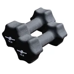 MALCREADO0037437 - Par Pesa Mancuerna Neopreno 10 Lb Negro Sportfitness