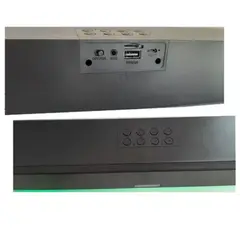 GENERICO - Barra De Sonido Reloj Despertador Radio Irocker