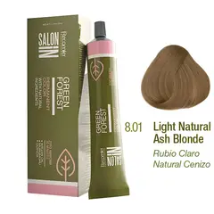 RECAMIER - Tinte Green Forest Salon In 8.01 Rubio Claro Natural Cenizo