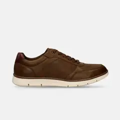 BATA - Tenis Para Hombre Comfit Café Matt Freddy