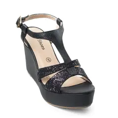 PRICE SHOES - Sandalia Plataforma Moda Mujer 882VIVIANANEGRO