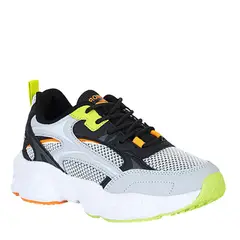 THROWING - Tenis de Niño marca en Color GRIS NEGRO / TENIS FUZ 63-24-2