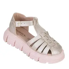 FRATTINI - Sandalia de Niña marca en Color CHAMPAÑA / SAND.SORAIDA 1
