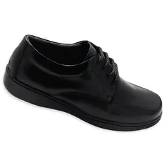 GENERICO - Zapato Colegial Cuero Amarrar Niño