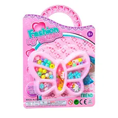 GENERICO - Set Kit Para Hacer Pulseras Brazalete Pedreria Mariposa Niña
