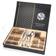 GENERICO - SET DE CUBIERTOS POR 24 QUALITY & SATISFACTION