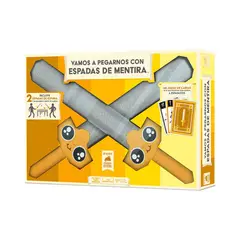ASMODEE - Vamos a Pegarnos con Espadas de Mentira Juego Español