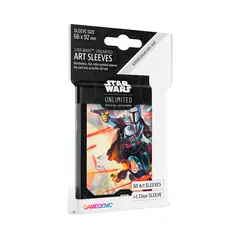 GENERICO - Protector Cartas Star Wars Art Sleeves 66x92mm Mandalorian