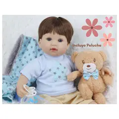 GENERICO - Muñeco Bebé Real Reborn Cuerpo Suave