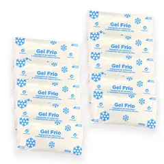 GENERICO - Gel frio refrigerante bolsa pila 150 gr x 10 unidades_.