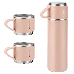 GENERICO - Set Termo De Acero Inoxidable Con Pocillos Bebidas Calientes Frías
