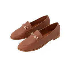 MARIO HERNANDEZ - Mocasín Loafer Gardenia Café Julia