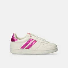NORTH STAR - Tenis Junior Para Niña Blanco-Fucsia Simba