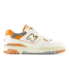 NEW BALANCE - Tenis 550-Blanco/Naranja