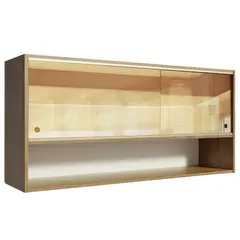 MADESA - Mueble de Cocina Superior Emilly 2 Puerts Corredizas de Cristal Reflex