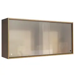 MADESA - Mueble de Cocina Superior Emilly 2 Puertas Corredizas de Cristal