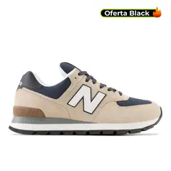 NEW BALANCE - Tenis 574-Beige