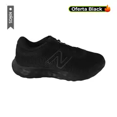 NEW BALANCE - Tenis 520 Niño-Negro