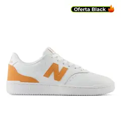 NEW BALANCE - Tenis Bb80 Mujer-Blanco/Naranja