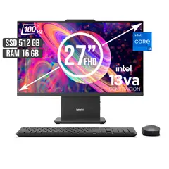LENOVO - TODO EN UNO INTEL CORE I7-13620H SSD 512GB RAM 16GB LED 27 FHD 100Hz