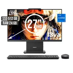 LENOVO - TODO EN UNO INTEL CORE I7-13620H SSD 512GB RAM 24GB LED 27 FHD 100Hz