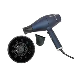 BABYLISS - Secador De Cabellos Profesional Súper Sonico Azul 2000W