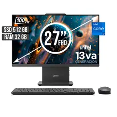 LENOVO - TODO EN UNO INTEL CORE I7-13620H SSD 512GB RAM 32GB LED 27 FHD 100Hz