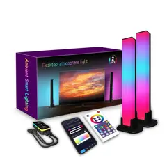 GENERICO - Barras Luz Led 180 Inteligentes RGB Gamer 2 Und Google Alexa Tuya