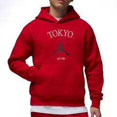 NIKE - Hoodie M J Tokyo City Hbr Po Hdy-Rojo