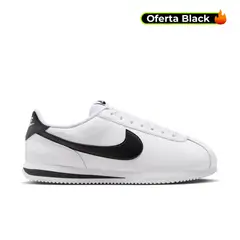 NIKE - Tenis Cortez Sportswear-Blanco/Negro