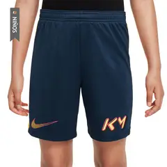 NIKE - Pantaloneta Kylian Mbappé Academy 23 Niño-Azul