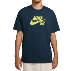 NIKE - Camiseta Action Sports Tee Logo Hbr-Azul Navy