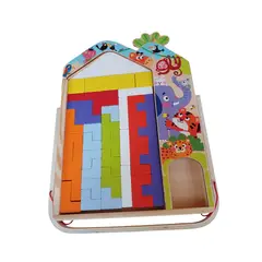 INFANTILES CAJUROMIX - Juego De Tetris En Madera Para Niños