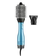 BABYLISS - Cepillo Secador 2 En 1 Hot Air Brush Azul 2,75"