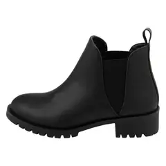 COMFORT PLUS - Botines Royal Chelsea Para Mujer Payless Negro