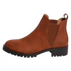 COMFORT PLUS - Botines Royal Chelsea Para Mujer Payless Cogñac