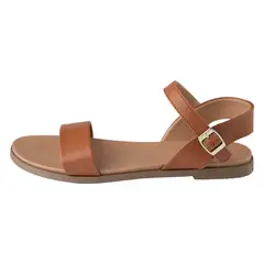 GENERICO - Sandalias Planas Pat Para Mujer State Street Payless Cogñac