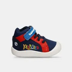 BUBBLE GUMMERS - Tenis Bebé Para Niño Bubblegummers Azul-Rojo Spedy