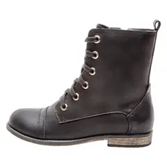 GENERICO - Botines Con Cordones Danni Para Mujer State Street Payless Negro