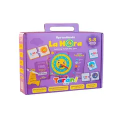 JUGANDO Y EDUCANDO - Juego Didáctico Bilingüe Aprendiendo La Hora Para Niños