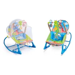 GENERICO - Silla Mesedora Vibradora y Musical Rocker Niño Toldillo