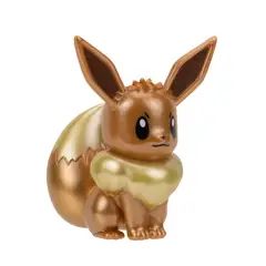 POKEMON - Figura De Acción Eevee Deluxe Color Metalico 7.5 Cm