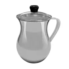 IMUSA - Chocolatera Aluminio 125cm 2l Tapa de Vidrio