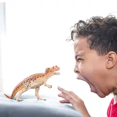 JUGANDO Y EDUCANDO - Figura Coleccionable Carnotaurus Pintada A Mano Schleich