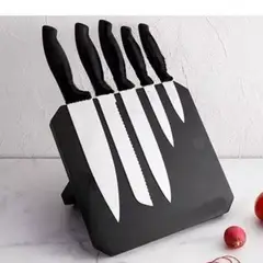 GENERICO - Set De 5 Cuchillos Profesionales + Tabla Magnética