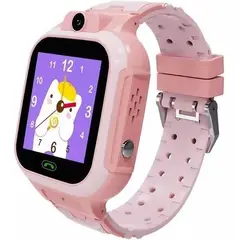 ONE TECH - Reloj Inteligente Para Niños Z10 Video Llamada SOS Rosa GPS 4G