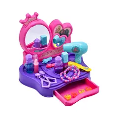 TOYLOGIC - Role Play Barbie Mi Primer Tocador Diversión y Estilo para Pequeñas Estrellas